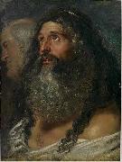 Study of Two Heads Peter Paul Rubens